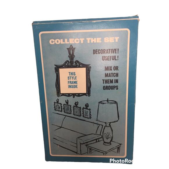 Vintage 1970 Nevco Ceramic Metal Trivet Kitchen Decor Hot Plate NOS - Picture 3 of 5